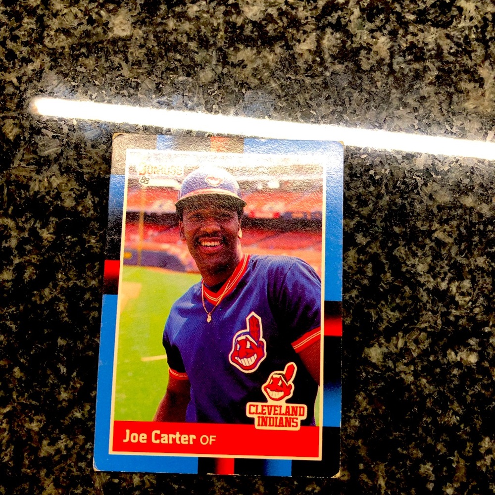 Joe Carter Donruss 1988 #254 baseball card!!!